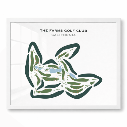 The Farms Golf Club, California - Printed Golf Courses