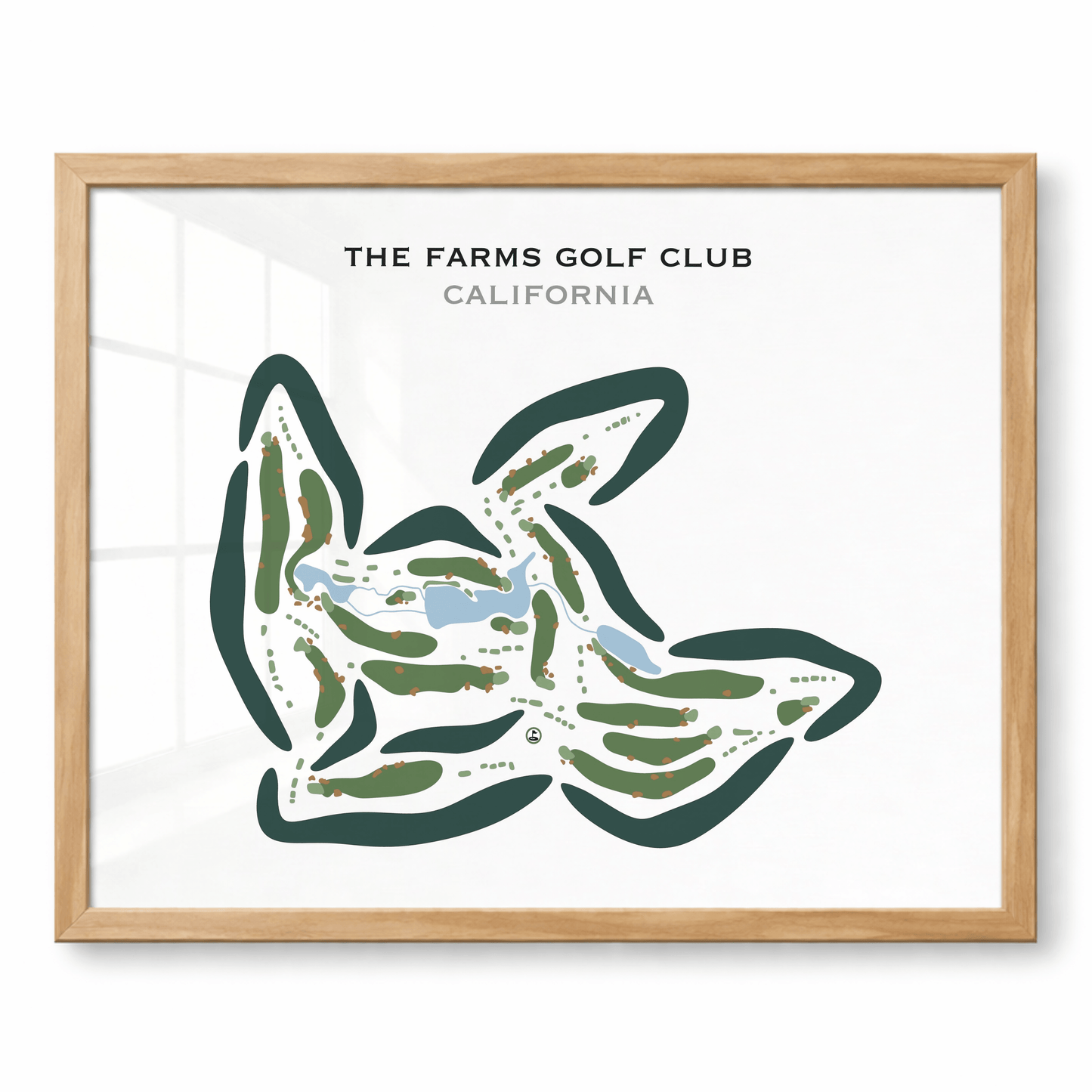 The Farms Golf Club, California - Printed Golf Courses