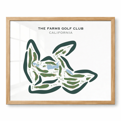 The Farms Golf Club, California - Printed Golf Courses