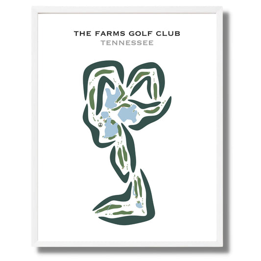 The Farms Golf Club, Tennessee - Printed Golf Courses