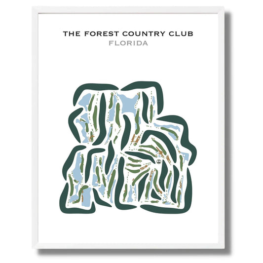 The Forest Country Club, Florida - Printed Golf Courses