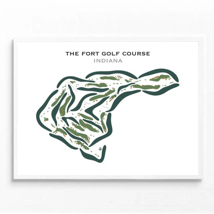 The Fort Golf Course, Indiana - Printed Golf Courses