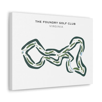 The Foundry Golf Club, Virginia - Printed Golf Courses