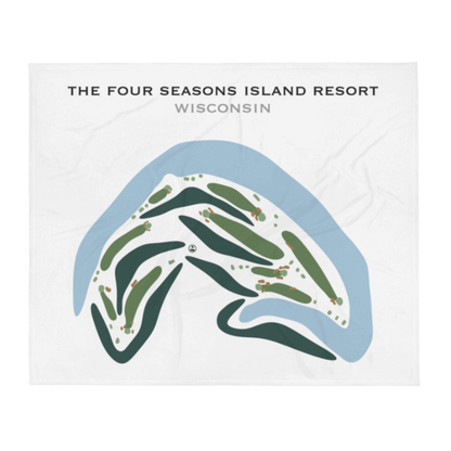 Four Seasons Island Resort, Wisconsin - Printed Golf Courses