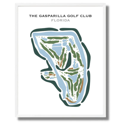 The Gasparilla Inn & Golf Club, Florida - Printed Golf Courses