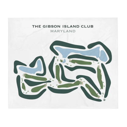 The Gibson Island Club, Maryland - Printed Golf Courses