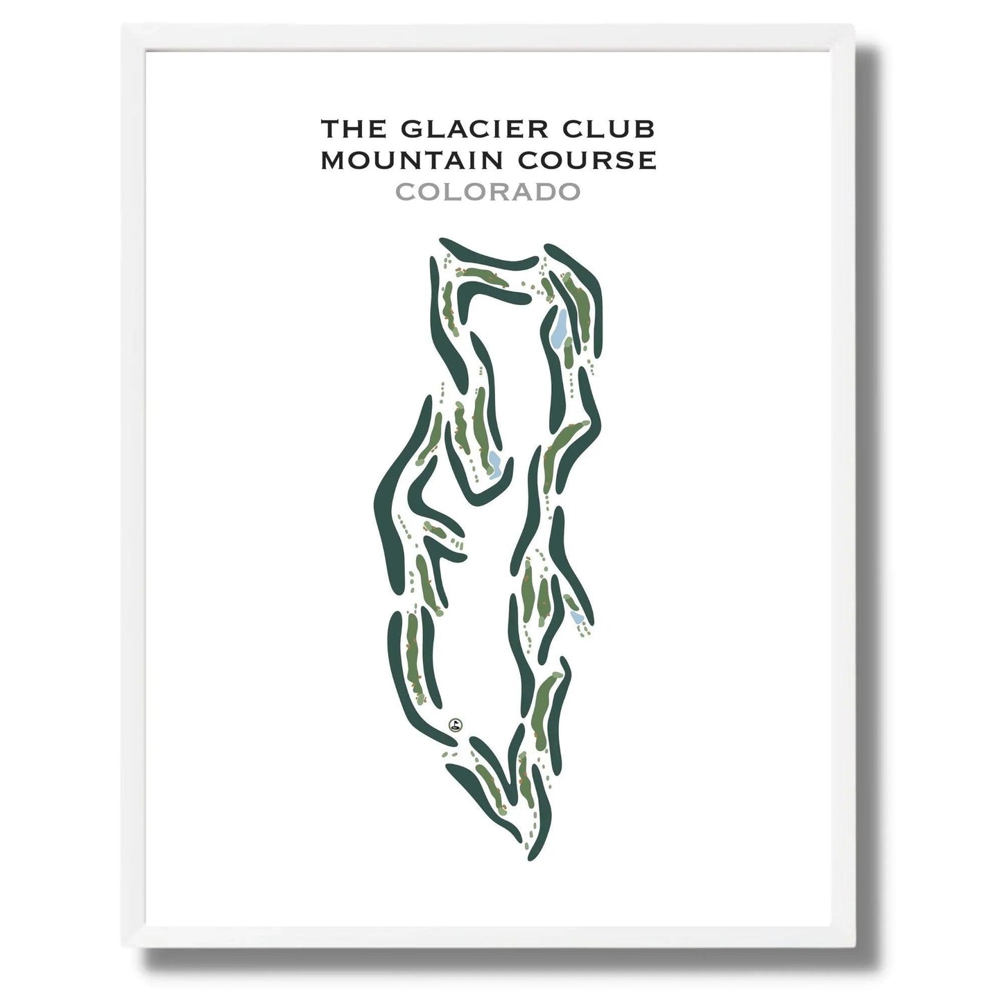 The Glacier Club, Mountain Course, Colorado - Printed Golf Course