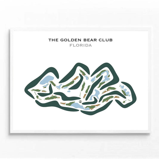 The Golden Bear Club, Florida - Printed Golf Courses