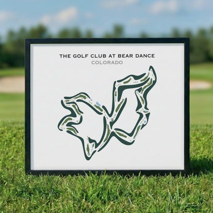 The Golf Club At Bear Dance, Colorado - Printed Golf Courses