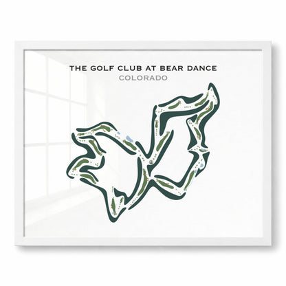 The Golf Club At Bear Dance, Colorado - Printed Golf Courses