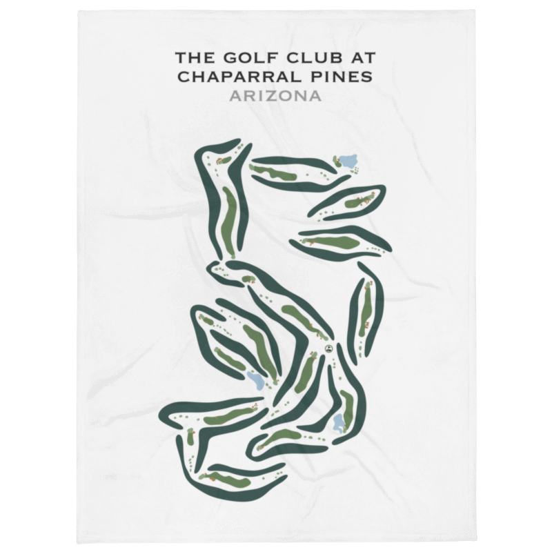 The Golf Club at Chaparral Pines, Arizona - Printed Golf Courses