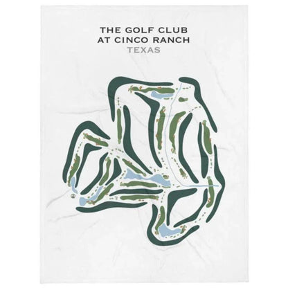 The Golf Club at Cinco Ranch, Texas - Printed Golf Course