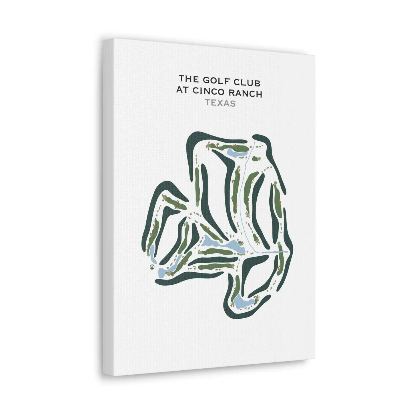 The Golf Club at Cinco Ranch, Texas - Printed Golf Course
