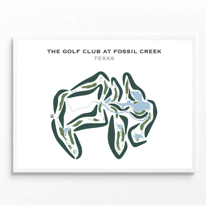 The Golf Club at Fossil Creek, Texas - Printed Golf Courses