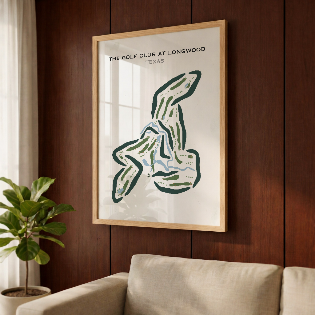 The Golf Club at Longwood, Texas - Printed Golf Courses