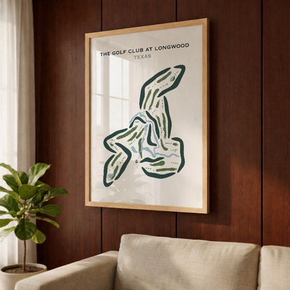 The Golf Club at Longwood, Texas - Printed Golf Courses