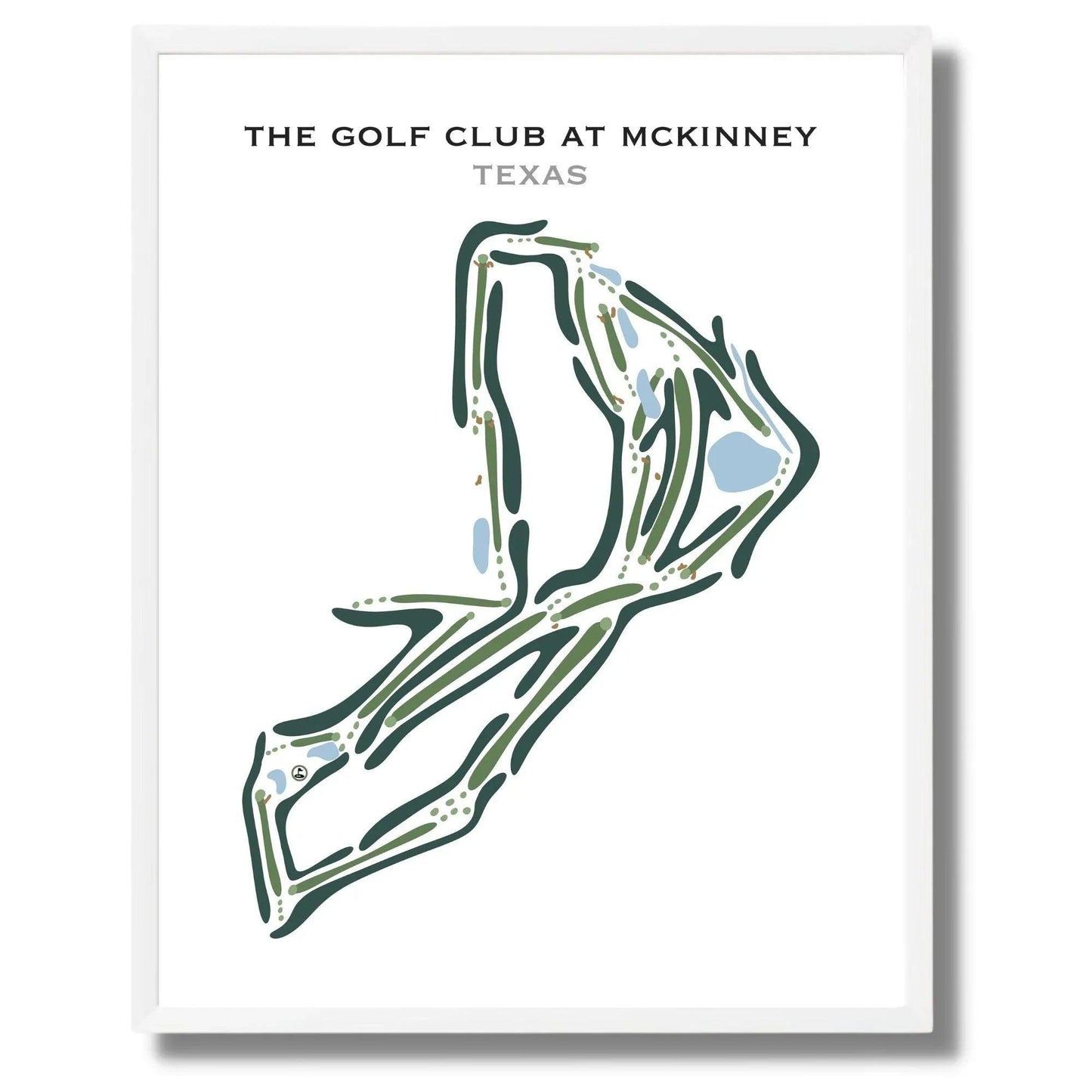 The Golf Club at McKinney, Texas - Printed Golf Courses