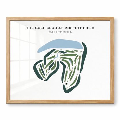 The Golf Club at Moffett Field, California - Printed Golf Courses