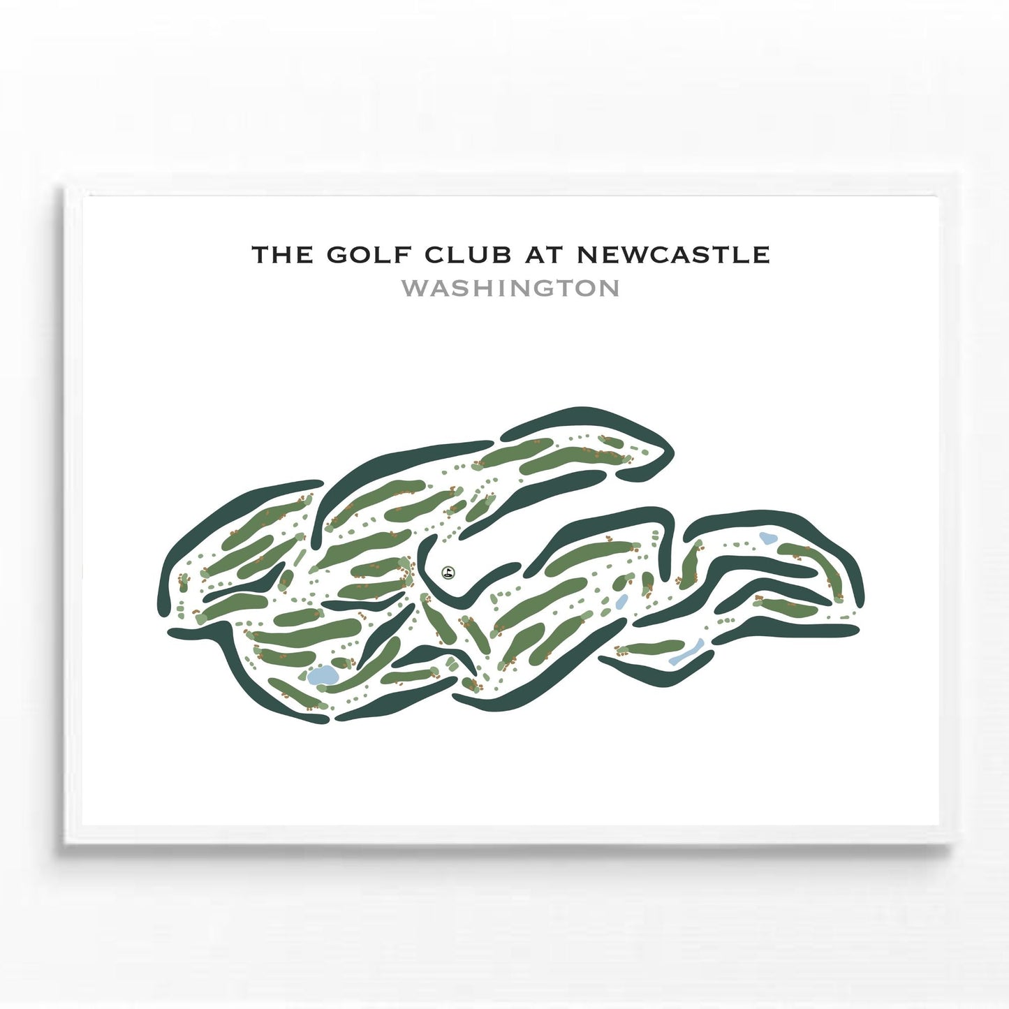 The Golf Club at Newcastle, Washington - Printed Golf Courses