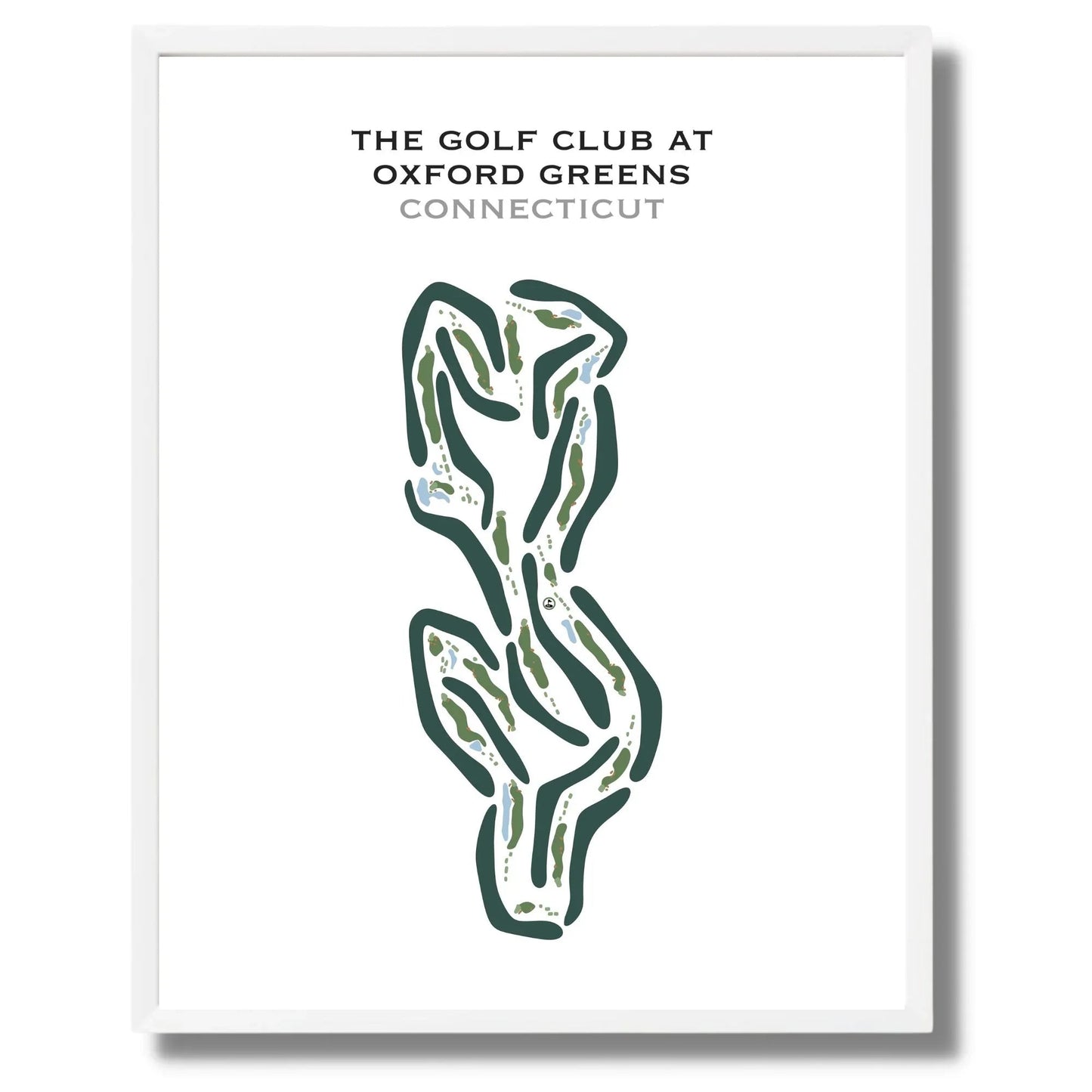 The Golf Club at Oxford Greens, Connecticut - Printed Golf Courses