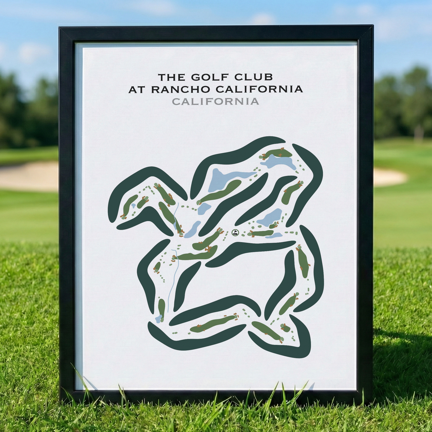 The Golf Club at Rancho California, California - Printed Golf Courses