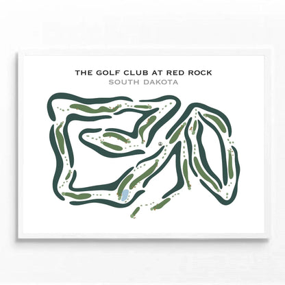The Golf Club at Red Rock, South Dakota - Printed Golf Courses