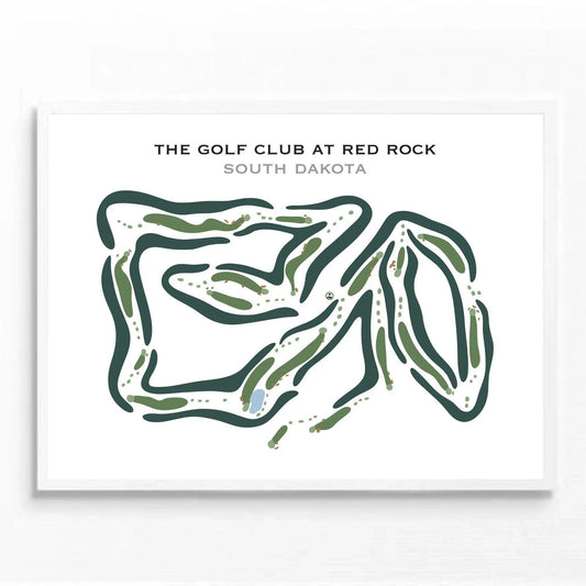 The Golf Club at Red Rock, South Dakota - Printed Golf Courses