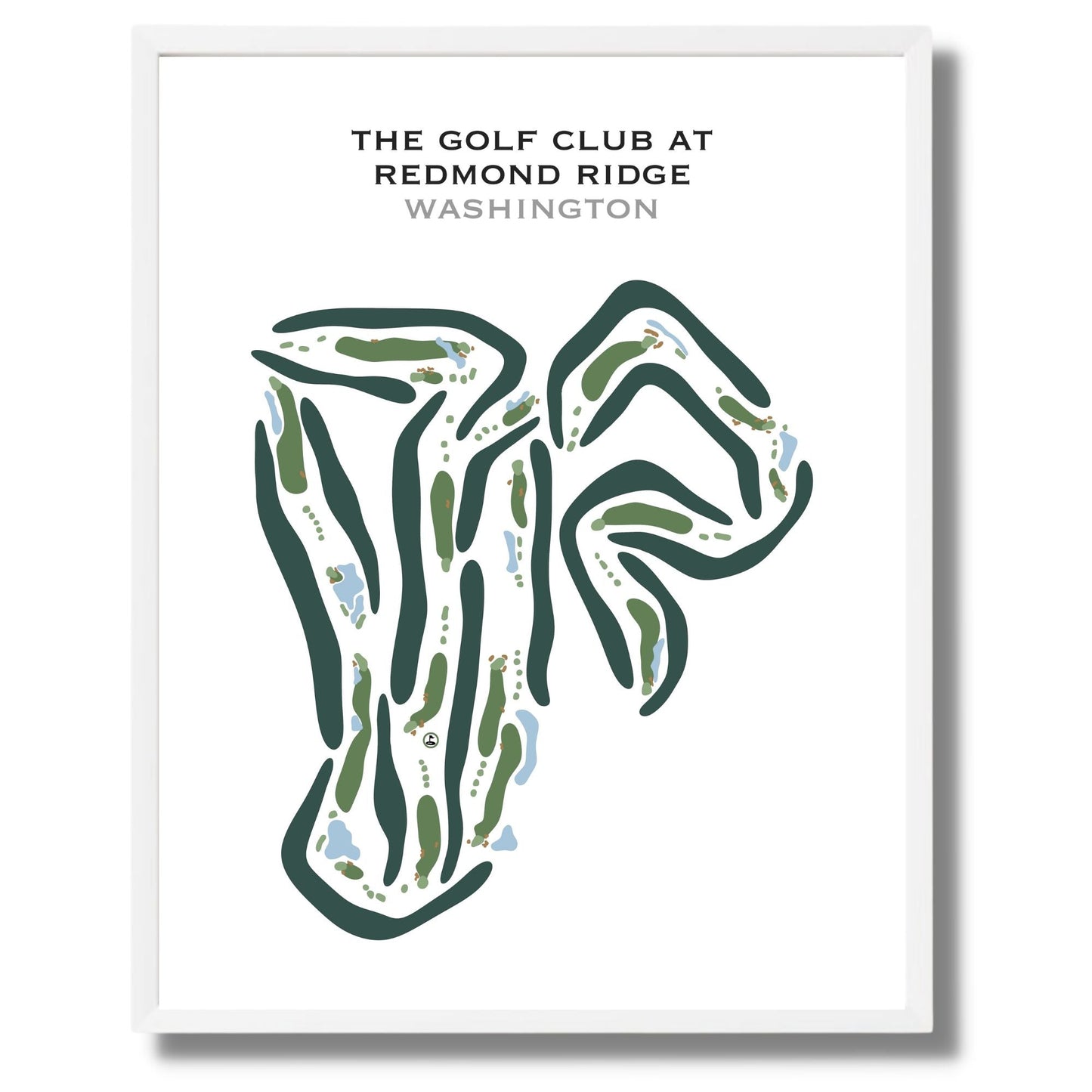 The Golf Club At Redmond Ridge, Washington - Printed Golf Courses
