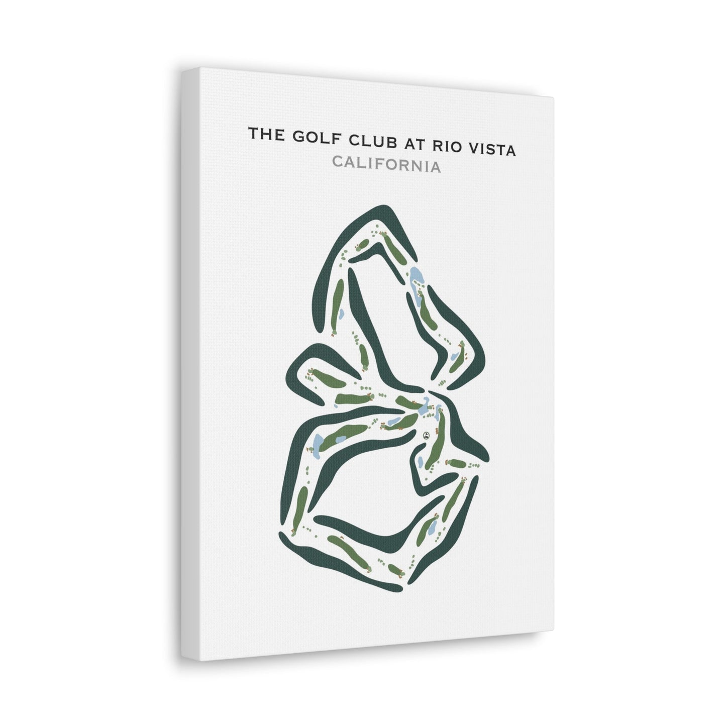 The Golf Club at Rio Vista, California - Printed Golf Courses