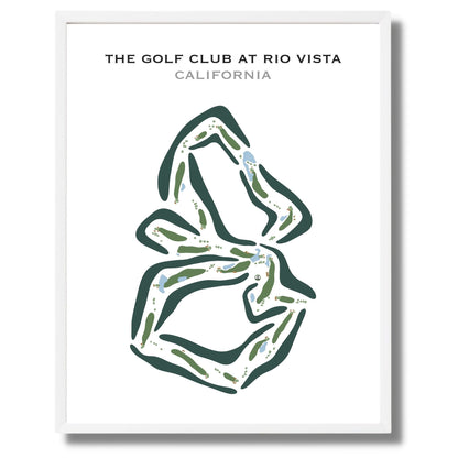 The Golf Club at Rio Vista, California - Printed Golf Courses