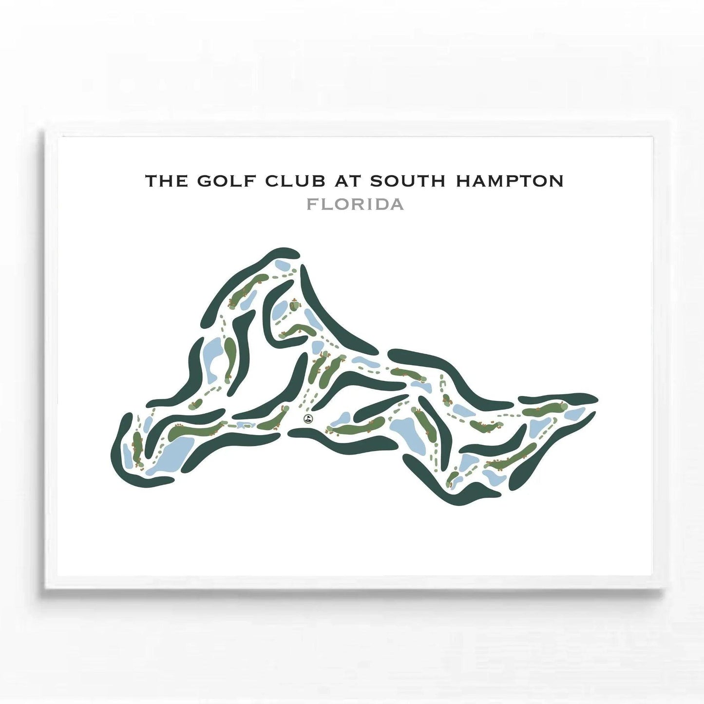 The Golf Club at South Hampton, Florida - Printed Golf Course