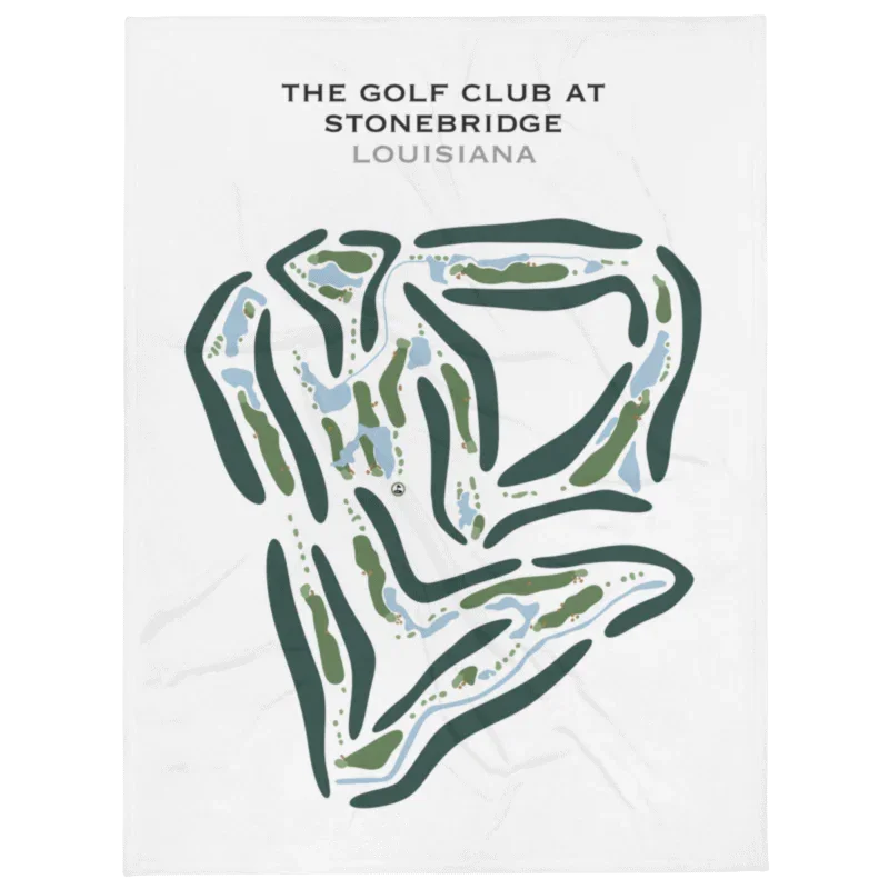 The Golf Club at Stonebridge, Louisiana - Printed Golf Courses
