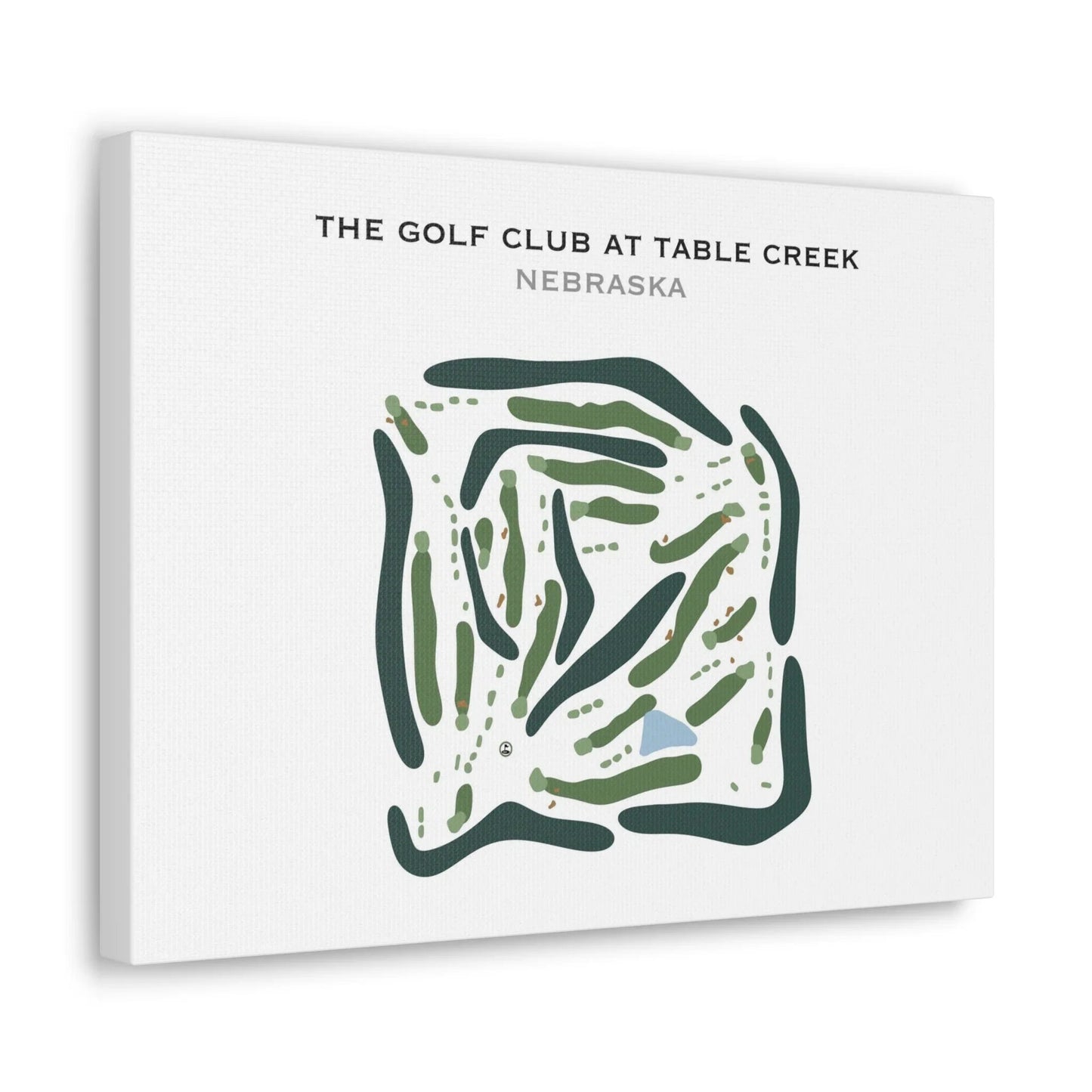 The Golf Club at Table Creek, Nebraska - Printed Golf Courses