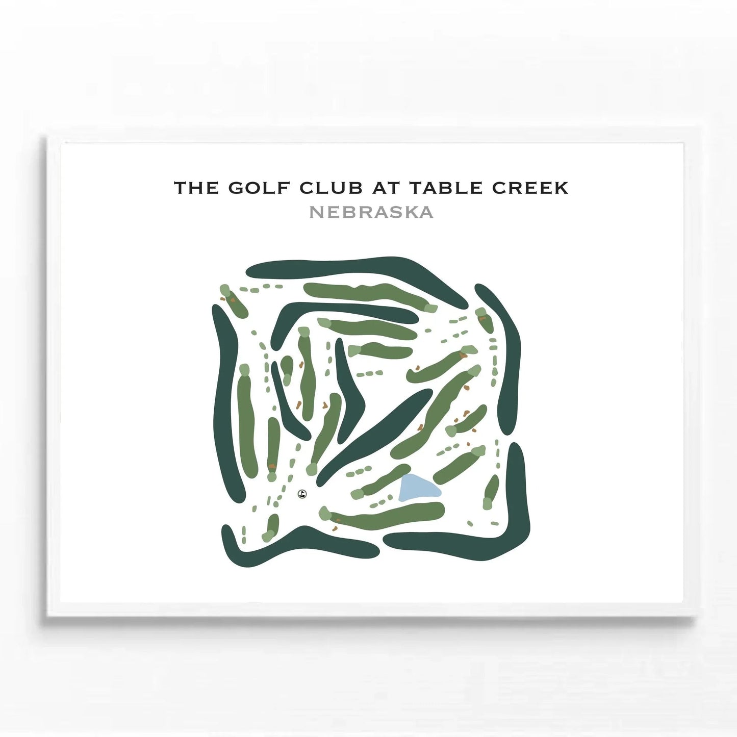 The Golf Club at Table Creek, Nebraska - Printed Golf Courses