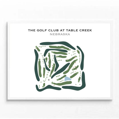 The Golf Club at Table Creek, Nebraska - Printed Golf Courses