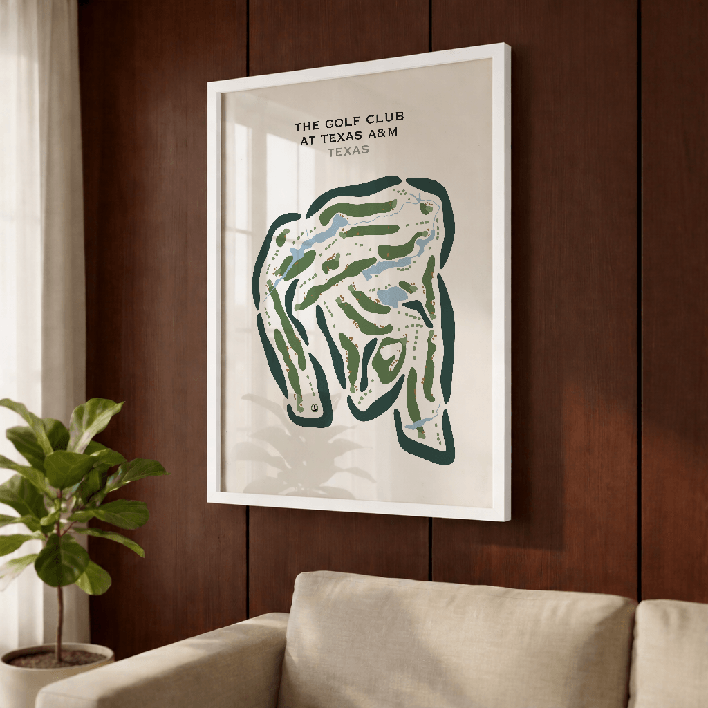 The Golf Club at Texas A&M, Texas - Printed Golf Courses