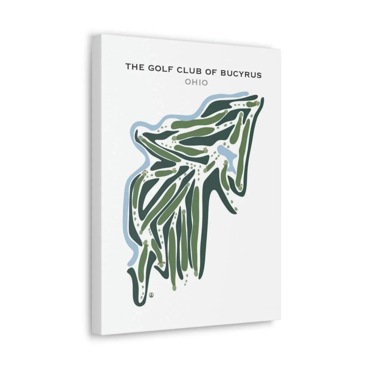 The Golf Club of Bucyrus, Ohio - Printed Golf Courses