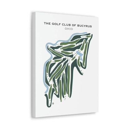 The Golf Club of Bucyrus, Ohio - Printed Golf Courses