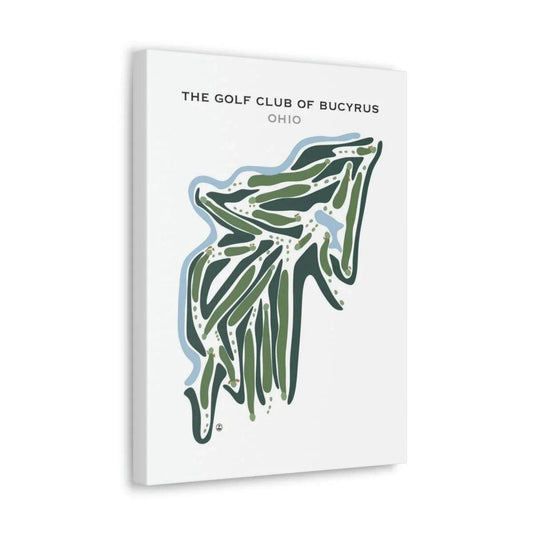 The Golf Club of Bucyrus, Ohio - Printed Golf Courses