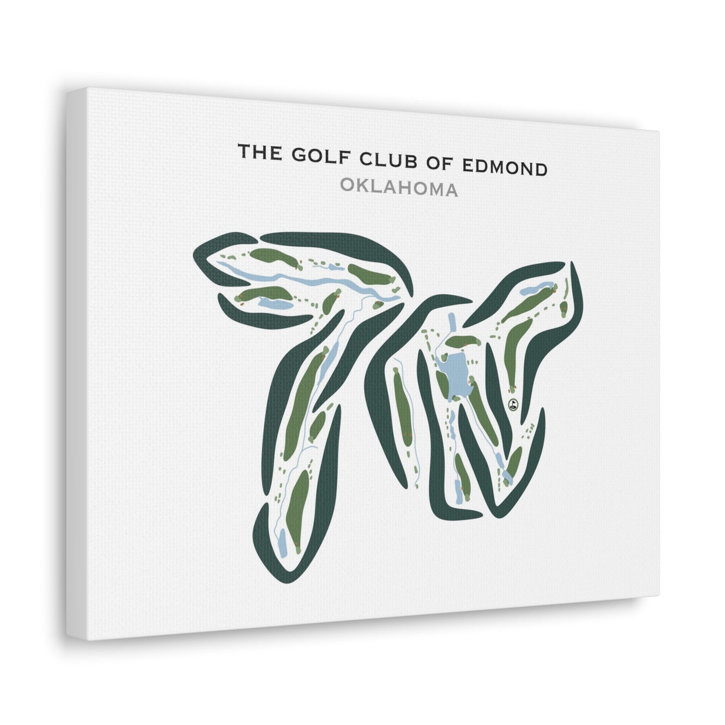 The Golf Club of Edmond, Oklahoma - Printed Golf Courses