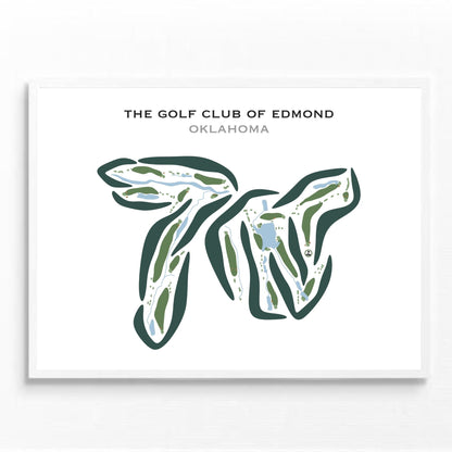 The Golf Club of Edmond, Oklahoma - Printed Golf Courses