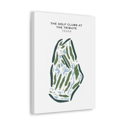 The Golf Clubs At The Tribute, Texas - Printed Golf Courses