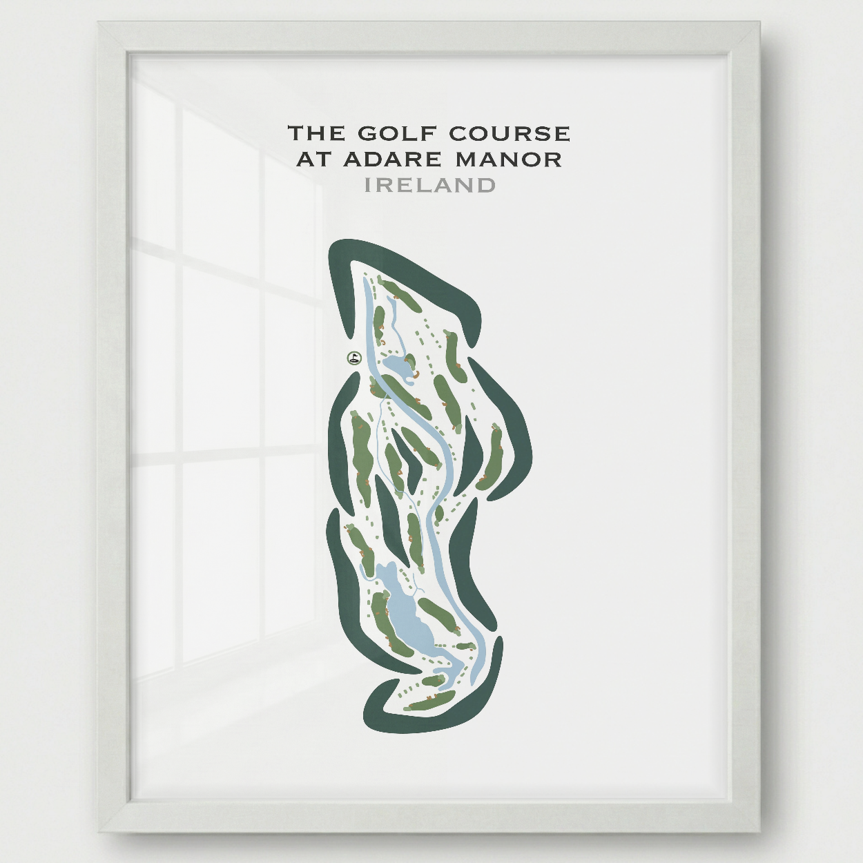 The Golf Course at Adare Manor, Ireland - Printed Golf Courses