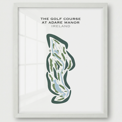 The Golf Course at Adare Manor, Ireland - Printed Golf Courses