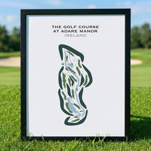 The Golf Course at Adare Manor, Ireland - Printed Golf Courses