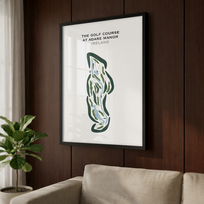 The Golf Course at Adare Manor, Ireland - Printed Golf Courses