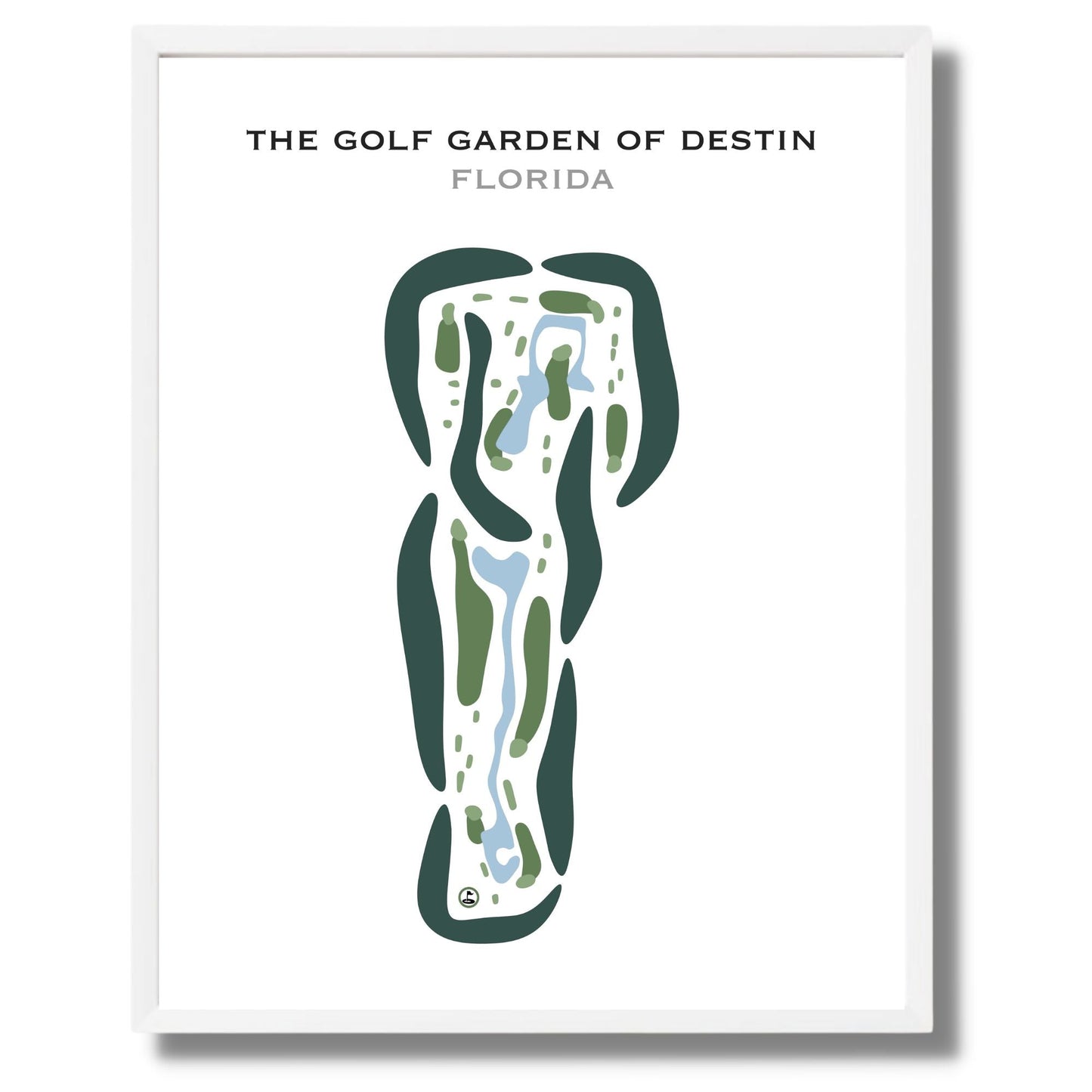 The Golf Garden of Destin, Florida - Printed Golf Courses
