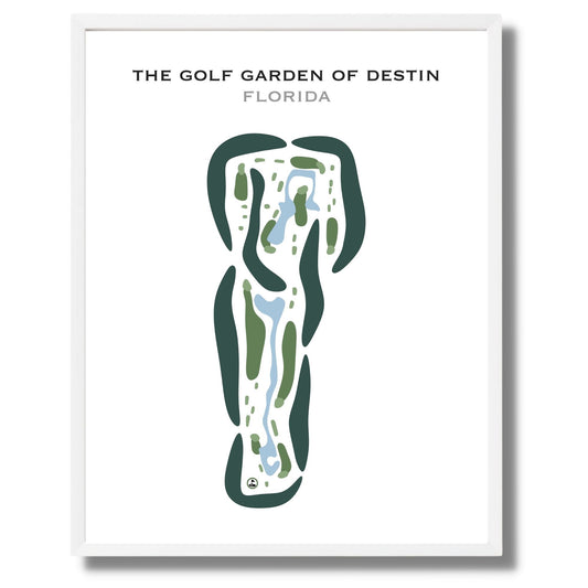 The Golf Garden of Destin, Florida - Printed Golf Courses