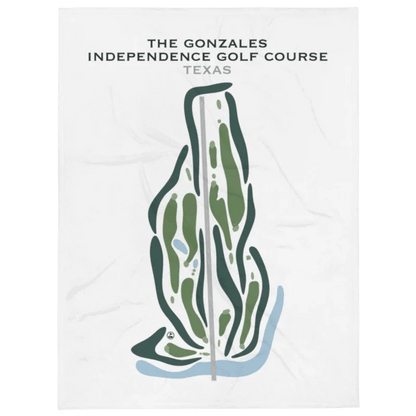 The Gonzales Independence Golf Course, Texas - Printed Golf Courses