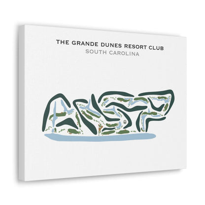 Grande Dunes Resort Club, South Carolina - Printed Golf Courses